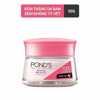 Kem dưỡng da trắng mịn không tì vết Pond's White Beauty ban đêm 50g
