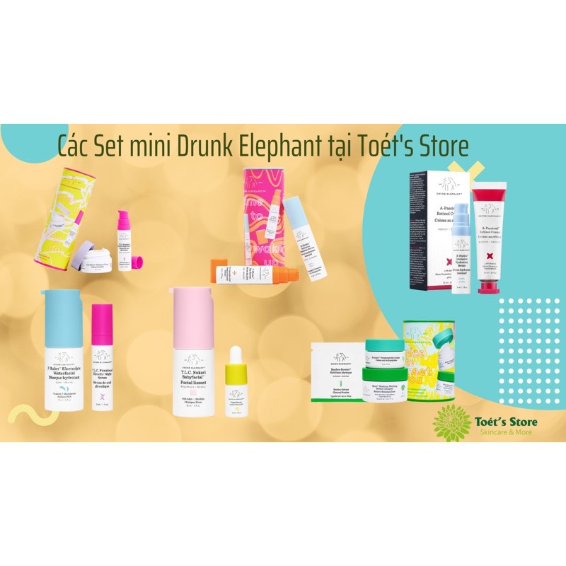 [BILL US] Các set dưỡng da Drunk Elephant mini size