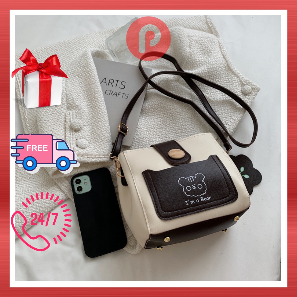 Túi xách nữ đẹp PLUSH BAG túi đeo chéo thời trang hàn quốc kẹp nách đeo vai giá rẻ TT005