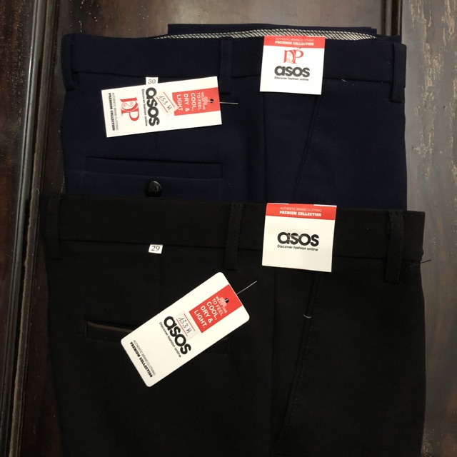 Quần Tây Nam Asos Cao Cấp - Quần Vải Nam Ống Côn Co Giãn