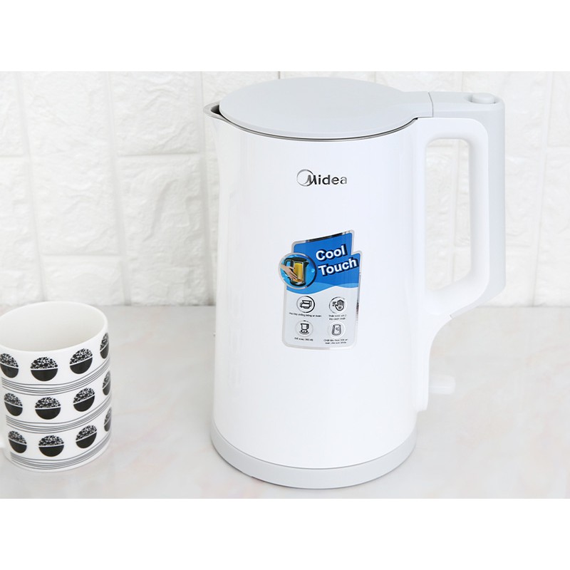Bình siêu tốc cao cấp - 1.7 lít Midea MK-17DW - Bảo hành 12 tháng