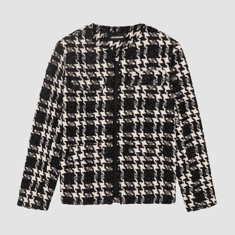 Áo khoác dạ unisex ACID Houndstooth Tweed Jacket