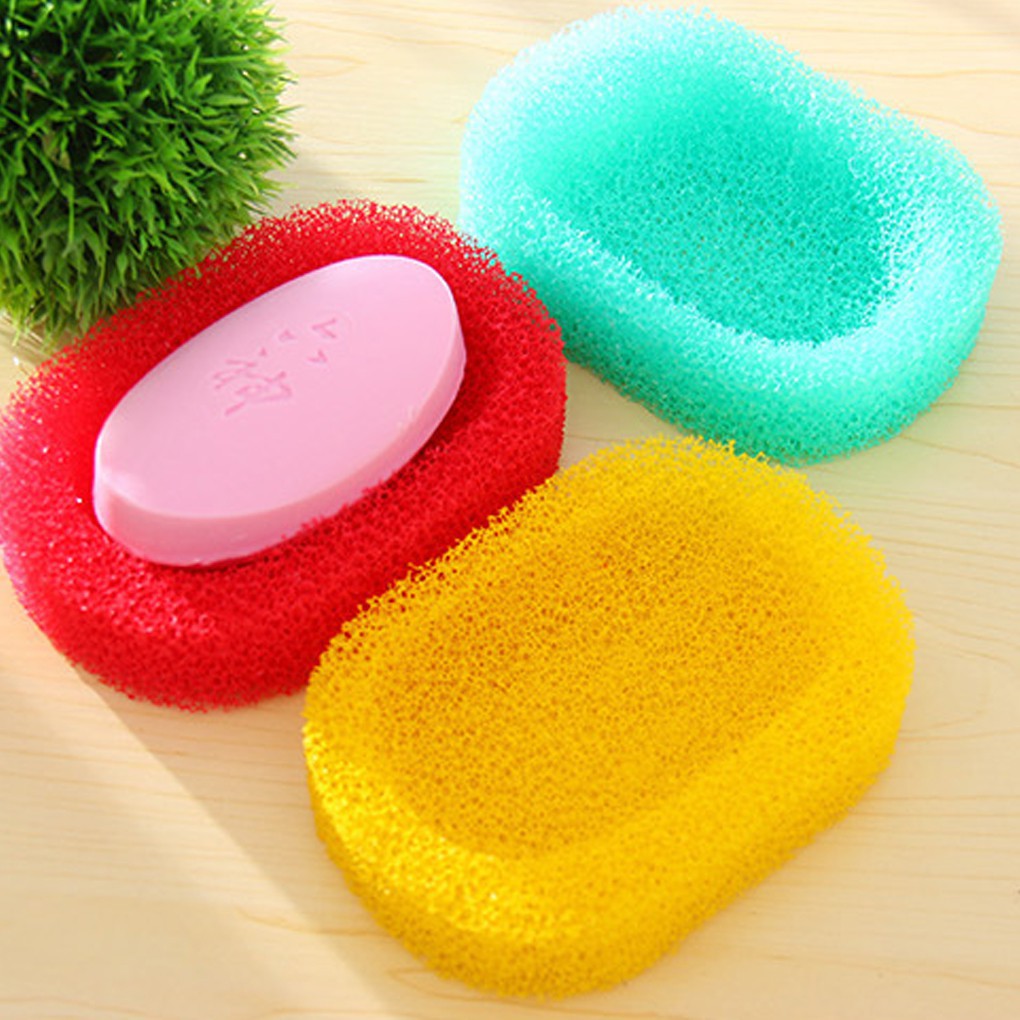 Miếng xốp để xà phòng rửa chén bát