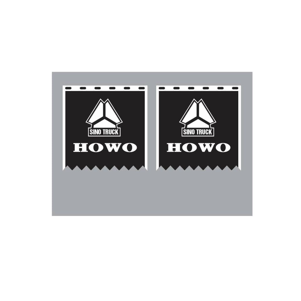 Tấm chắn bùn xe tải kích thước 60x60cm Howo