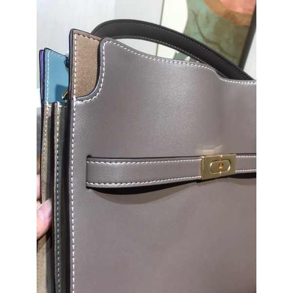 Túi xách nữ da thật cao cấp hiệu Tory Burch dòng LEE RADZIWILL DOUBLE BAG hàng vip 1-1