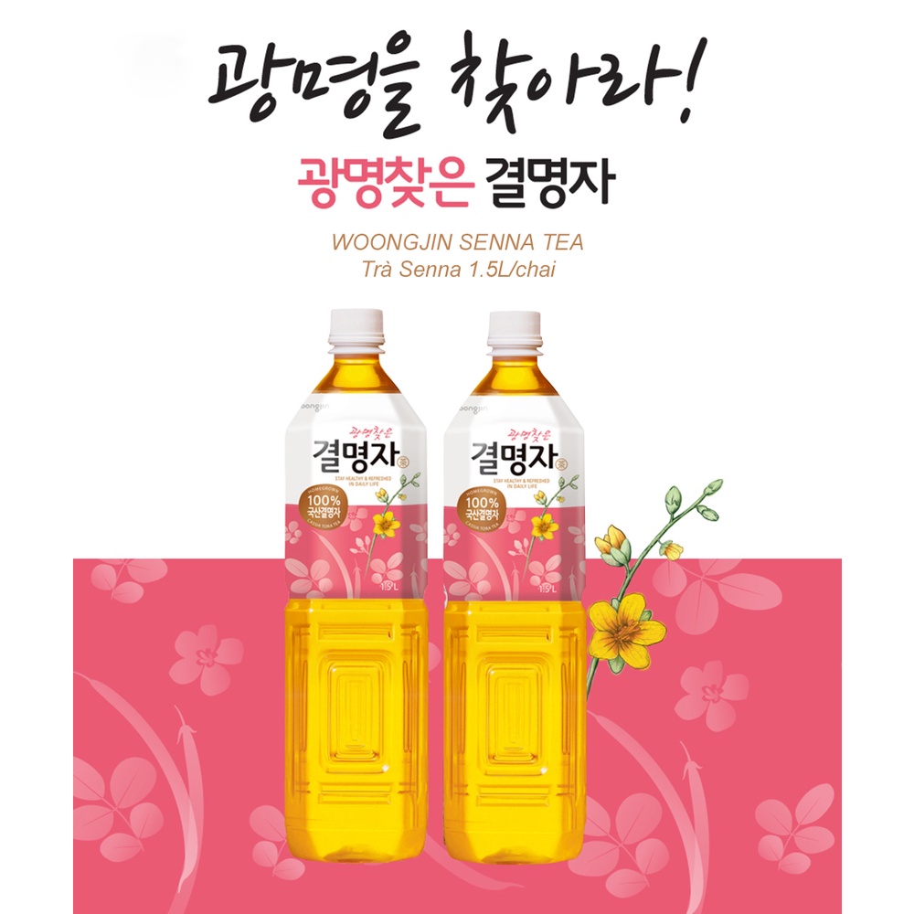 Trà Woongjin các loại 1,5L