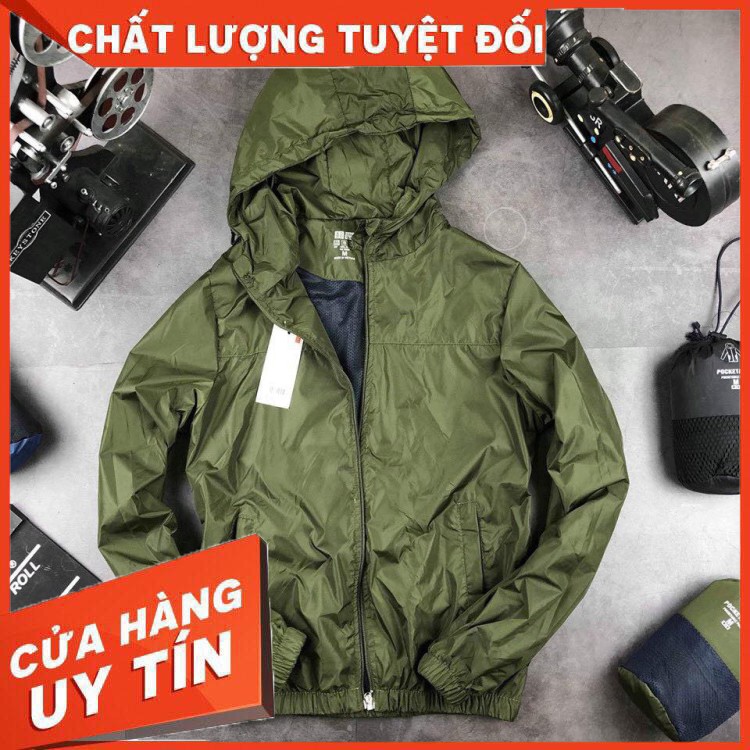 HÀNG NHẬP KHẨU -  Áo Khoác Gió Chống Nắng (Chống nước) Hàng VNXK Full Tem Tag - Hàng Nhập Khẩu