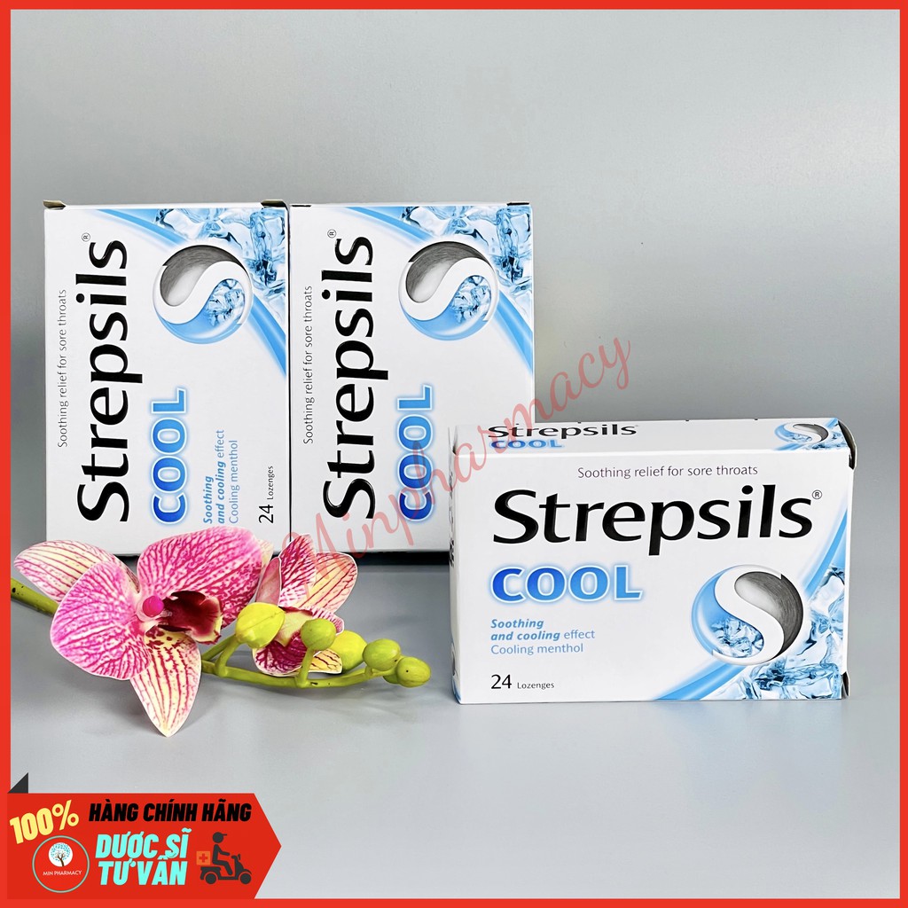 Kẹo ngậm Strepsils Cool  - Minpharmacy