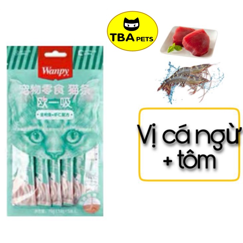 Súp Thưởng dinh dưỡng Wanpy cho Mèo 70gr