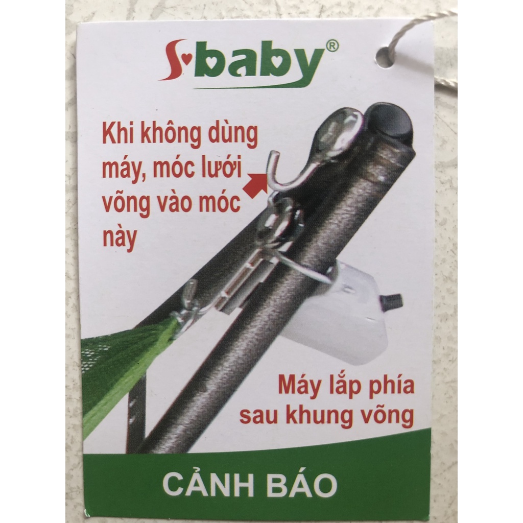 Máy Đưa Võng Tự Động Sbaby SH20 Cao Cấp Dùng Điện - Pin Sạc Dự Phòng