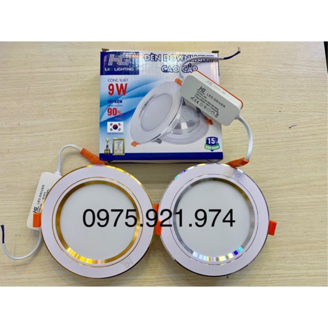 Led Âm Trần 9W Viền 3 Chế Độ