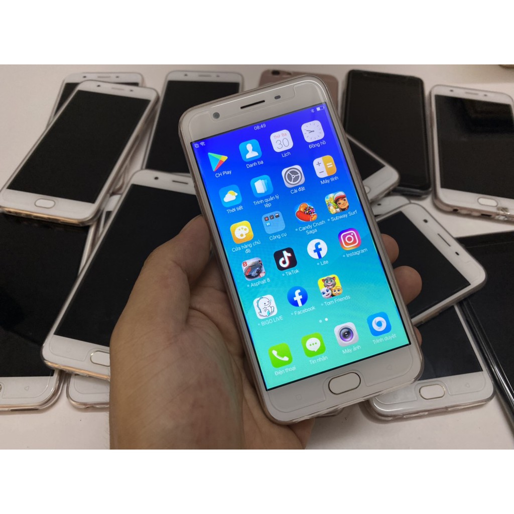 Điện thoại Oppo F1s  2016 Chơi Game Nặng Xem Youtube Chụp Ảnh Đẹp Ram 4G Bộ Nhớ 32G Tặng Ốp Lưng