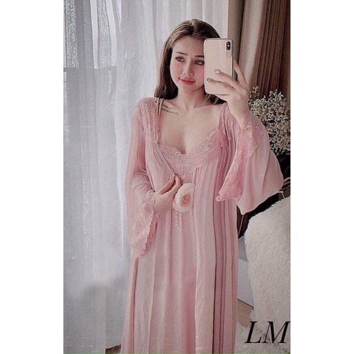 Set choàng ngủ tiểu thư cao cấp SP029 new