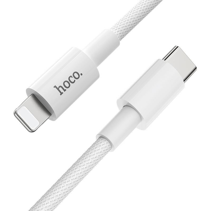 Cáp sạc nhanh Hoco X56 dòng PD 20W vào Type-C ra Lightning cho iPhone / iPad dây dài 1m - Chính hãng