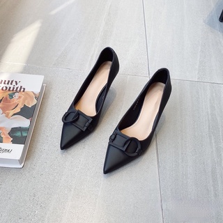 Giày da mềm gót 7p - Bunny Shoes (K336)