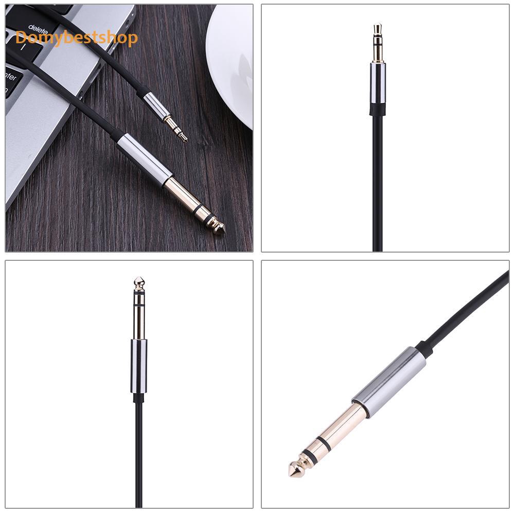 DBδ3.5mm Male to 6.35mm Well-function Male TRS Stereo Best Audio AUX Adapter Connector Jack Cable