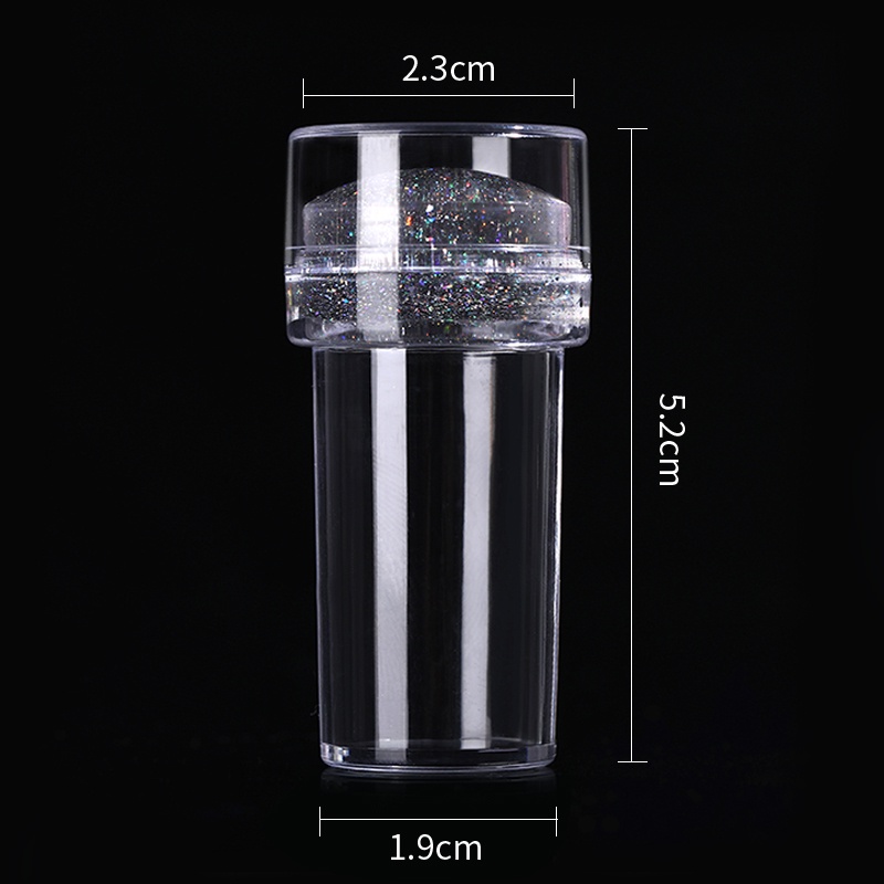 Đầu nhấn in họa tiết móng tay trong suốt UR SUGAR