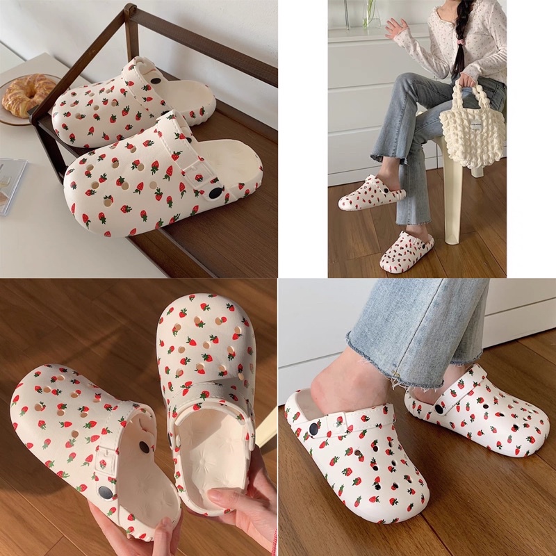 DÉP CROSS ĐỤC LỖ SIÊU ÊM IN HÌNH DỄ THƯƠNG