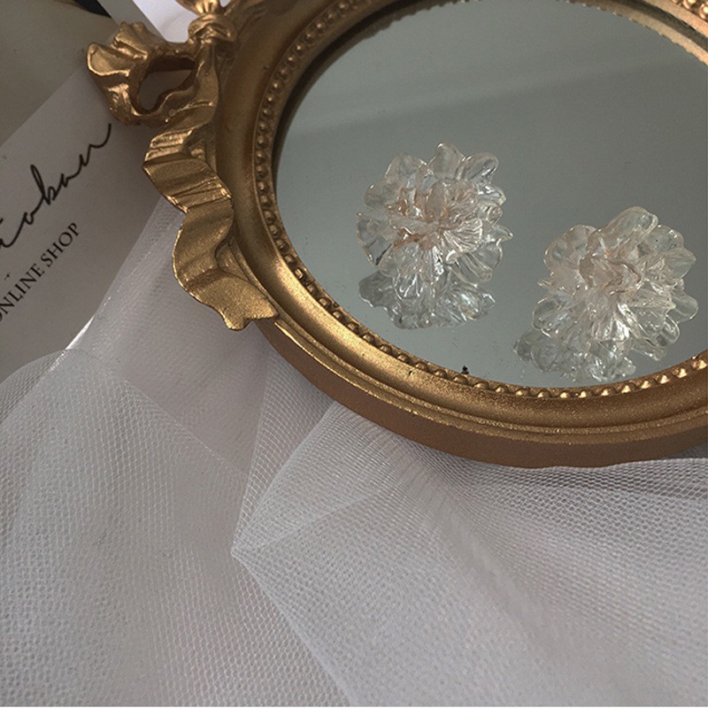 Bông Tai Hình Hoa Đơn Giản Xinh Xắn S925 Cho Nữ