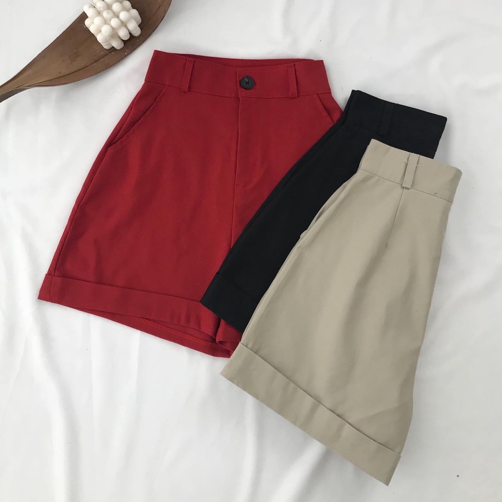 Quần Short Nữ JEM CLOSET LAMON Quần Sooc Ngắn Kaki Form Rộng Phong Cách Đường Phố Năng Động Trẻ Trung Tôn Dáng - 2838 | BigBuy360 - bigbuy360.vn