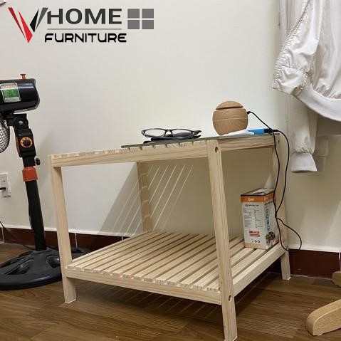 Kệ Để Lò Vi Sóng Đa Năng Gỗ Thông 2 Tầng Oven Rack 3F Nội Thất Lắp Ráp Nội Thất Hàn Quốc | BigBuy360 - bigbuy360.vn