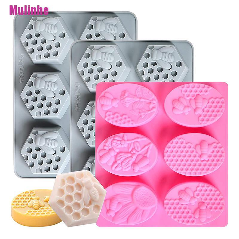 Khuôn Silicone Tạo Hình Tổ Ong 3D Làm Xà Phòng / Bánh DIY