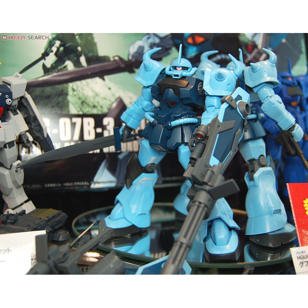 MÔ HÌNH LẮP RÁP HG 117 1/144 MS-07B-3 GOUF CUSTOM BANDAI GUNDAM UC HGUC