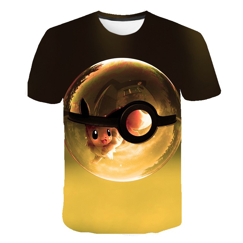 New 3D Printed Fashion Pokemon T Shirt Men Casual Summer Men Women Animal Cartoon T-Shirt Funny School Wear Tshirt Tops Tees