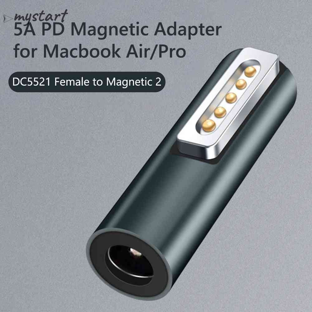 Đầu Sạc Nhanh 5A PD DC5521 Cho Macbook Air/Pro