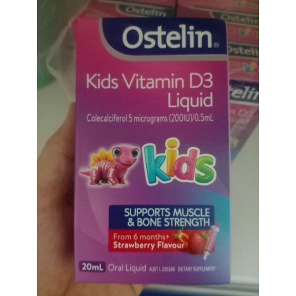 [2023] Vitamin D3 LIQUID OSTELIN 20ml Úc