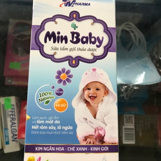 Sữa tắm gội thảo dược Min Baby