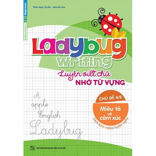 Sách - Ladybug writing Luyện viết chữ nhớ từ vựng tiếng Anh tập 4