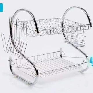 Kệ úp chén inox 2 tầng