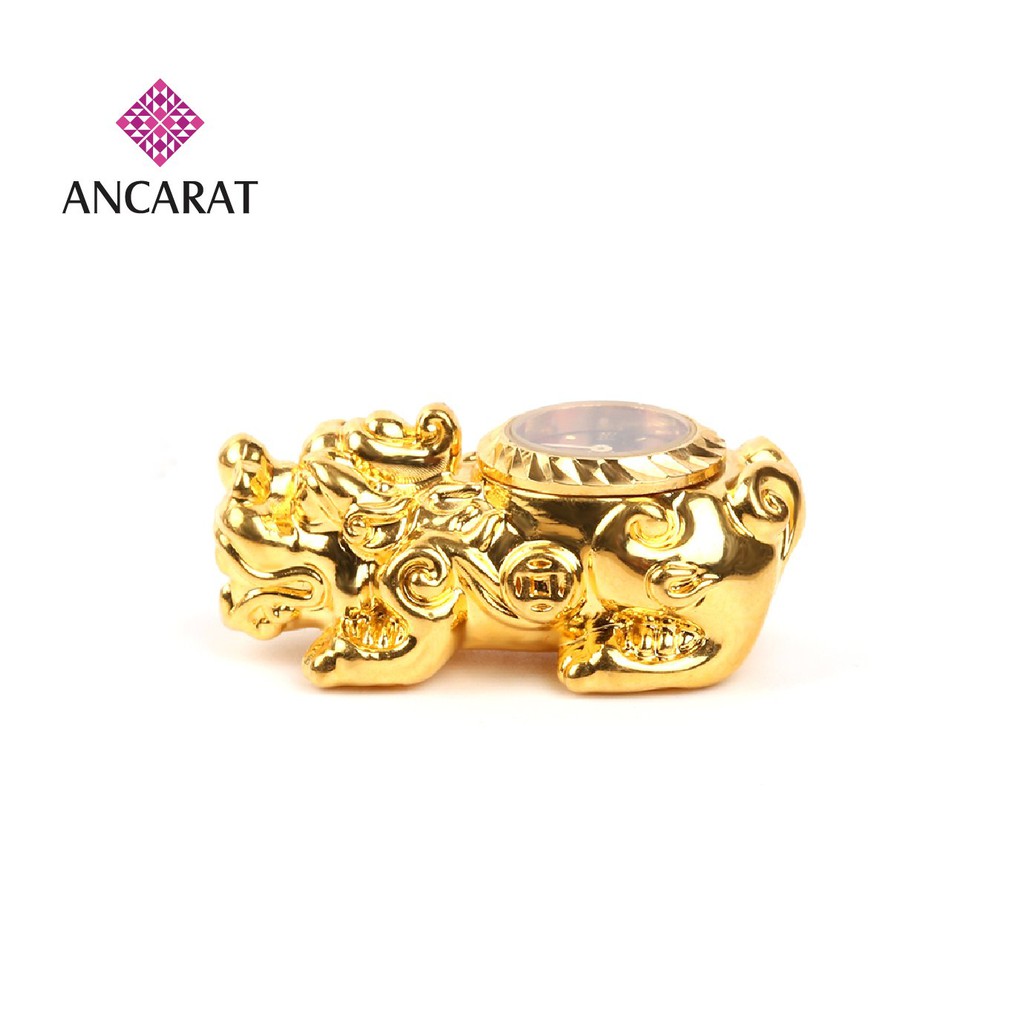 Charm tỳ hưu đồng hồ phong thủy mệnh Kim - Miễn phí tết dây - Ancarat