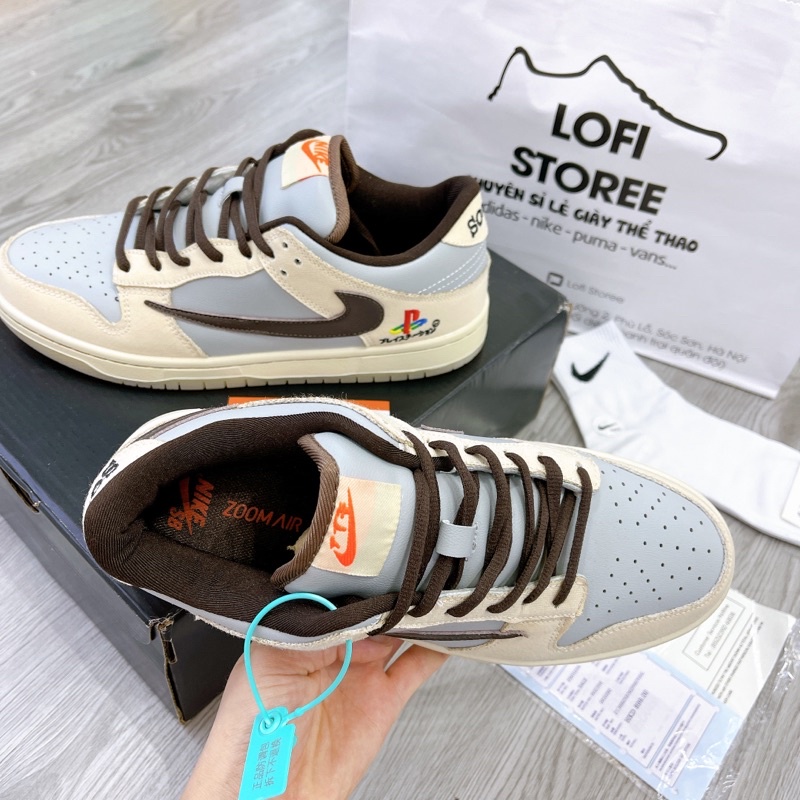 Giày Thể Thao Njke SB Play So.ny full box bill  giầy sneaker nam nữ màu nâu mới
