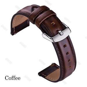 20mm 22mm Genuine Leather Wrist Watch Strap For Samsung Galaxy Watch 42mm 46mm Band