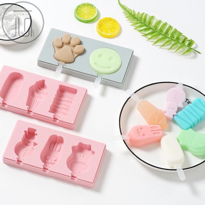 Bột làm kem hữu cơ Biovegan date 12/2021 + set khuôn làm kem