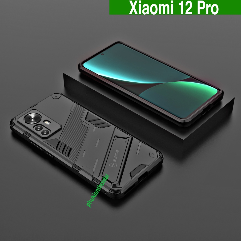 Ốp lưng Xiaomi 12 Pro / 12s Pro Iron Man Ver 2 chống sốc giá đỡ xem phim bảo vệ camera kiểu dáng mới