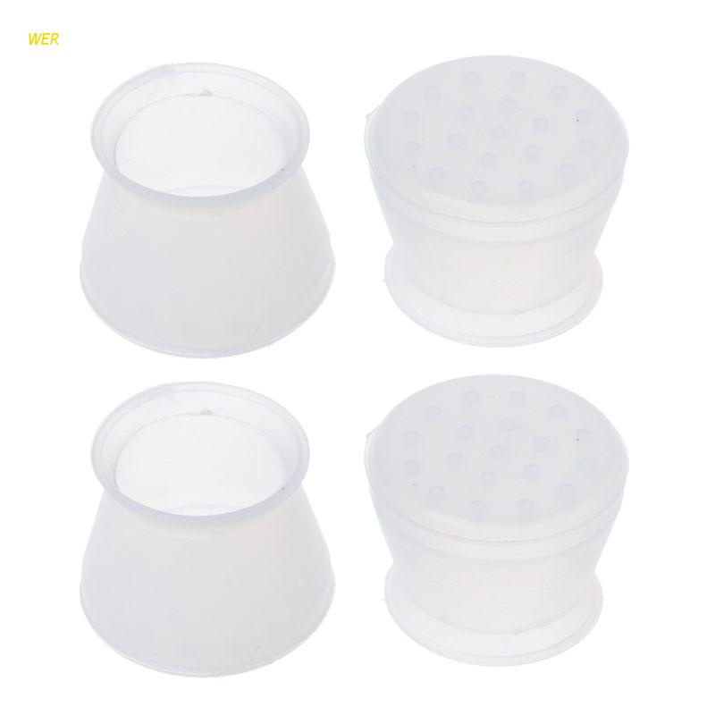 Set 4 miếng silicone bọc chân bàn ghế bảo vệ sàn nhà