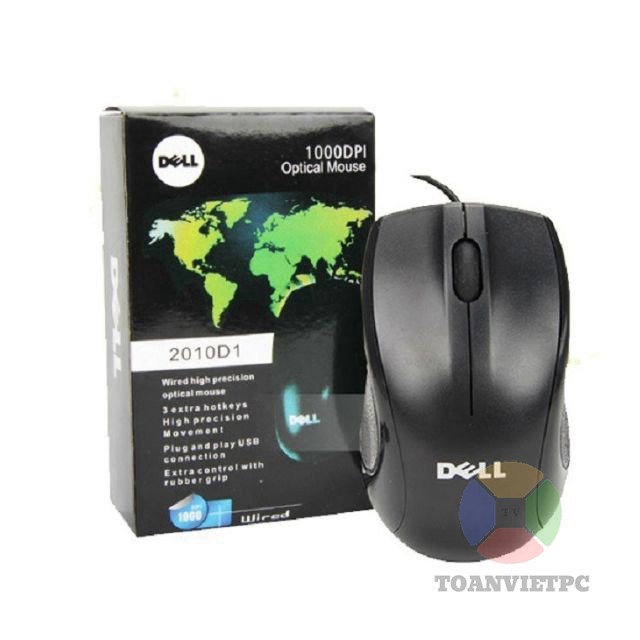 Chuột quang Máy Tính Có Dây Dell 2010D1 USB 2.0