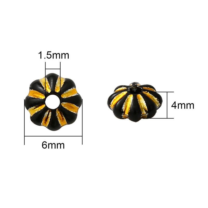 Set 420 Hạt Tròn Dẹt Nhiều Màu 4x6mm Làm Trang Sức Thủ Công