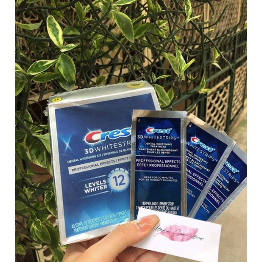 Miếng dán răng Crest 3D White Professional Effects Whitestrips