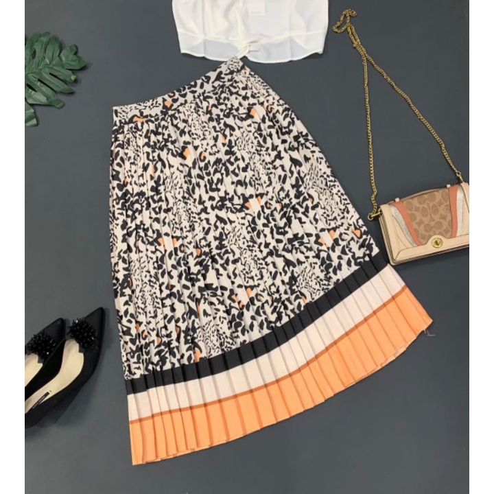 Chân váy xếp ly Topshop Pleated Skirt