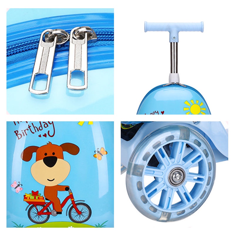 YADOU trẻ mới biết đi túi xe tay ga có thể tháo rời có thể gập lại