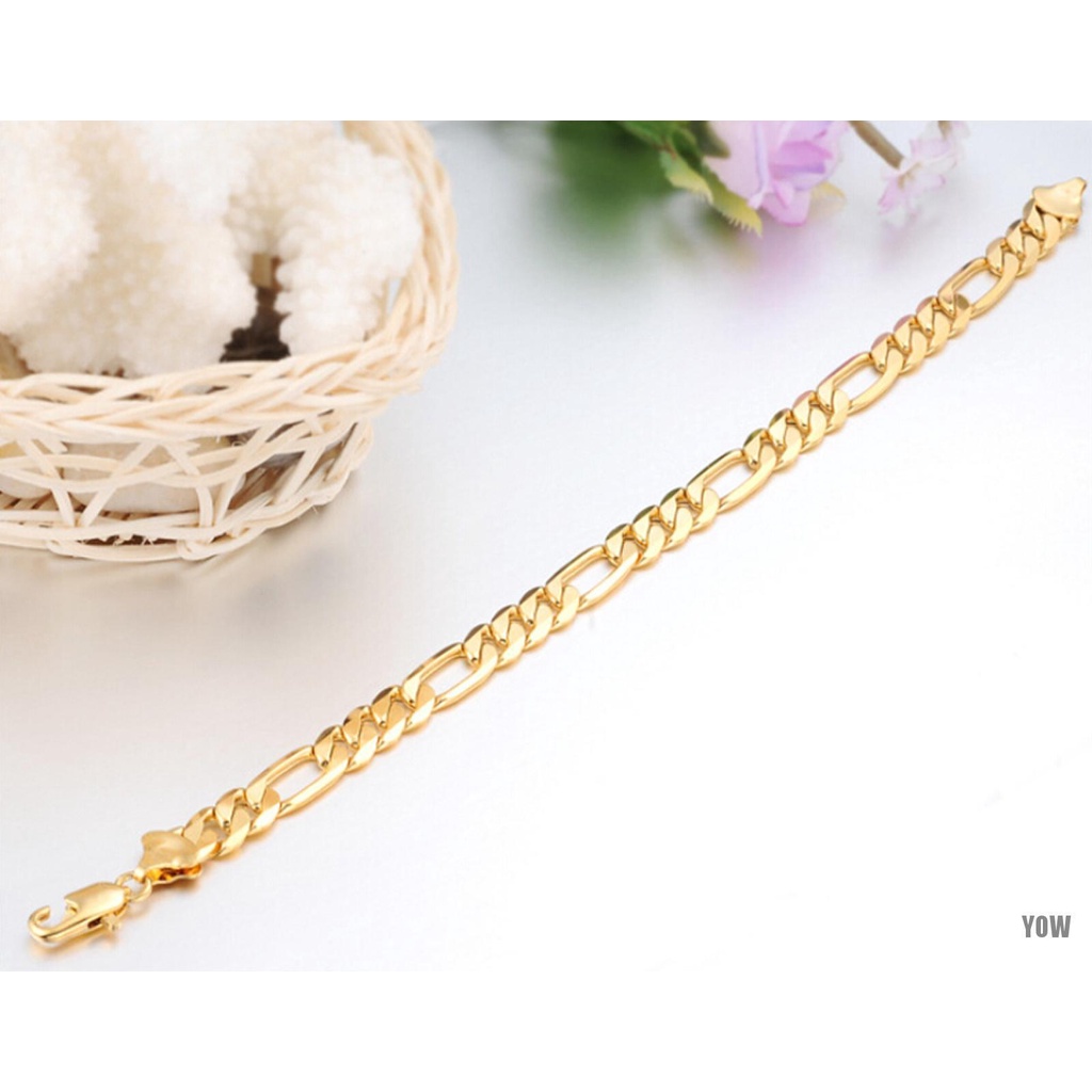 Vòng Tay Mạ Vàng 18k Phong Cách 2015 Cho Nam
