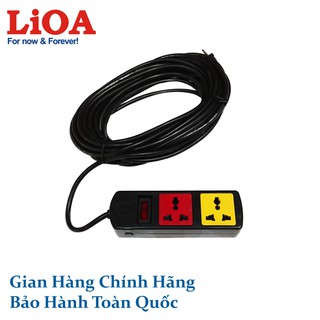 Ổ cắm kéo dài LiOA 2 ổ cắm công suất 10A (2TH32-10A 2TH33-10A 2TH52-10A)
