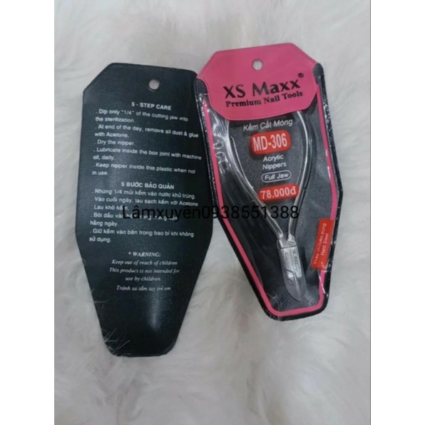 Kềm cắt móng bằng thép chuyên dụng XS MAX  Thép chuyên dụng, an toàn cho người dùng,độ bền lâu, thép không rỉ