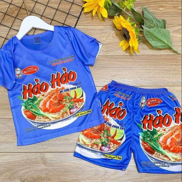 Bộ mì tôm thun thái 2 da cho bé 10 đến 35 kg mặc vừa.bao mát và thoải mái vận động phù hợp cho cả bé trai và bé gái