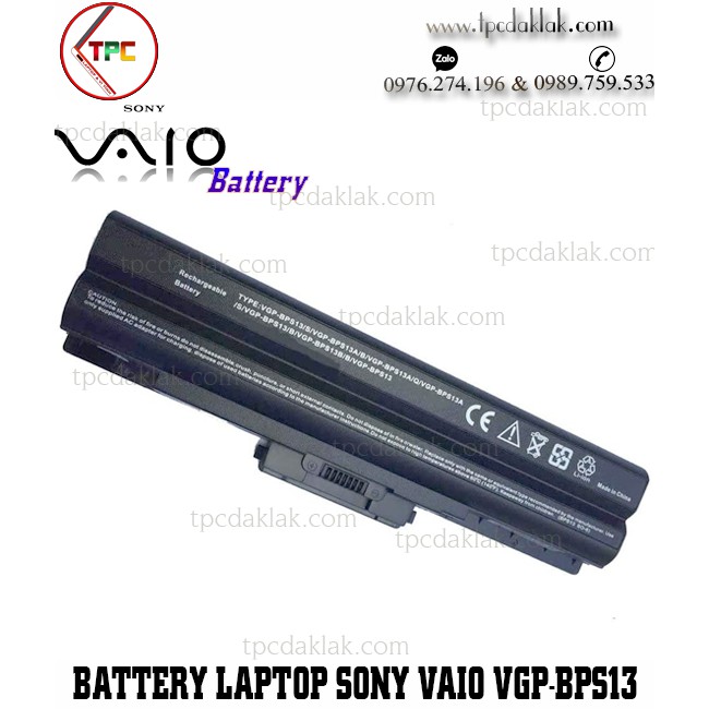 Pin Laptop Sony Vaio VGP-BPS13, VGP-BPS21A, VGN-AW, VGN-BZ, VGN-CS, VGN-FW, VGN-NS, VGN-NW, VGN-SR