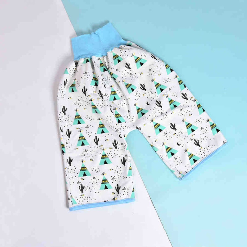 Quần Tã Dạng Váy Chất Cotton 2 Trong 1 Thoải Mái Thấm Hút Tốt Cho Bé
